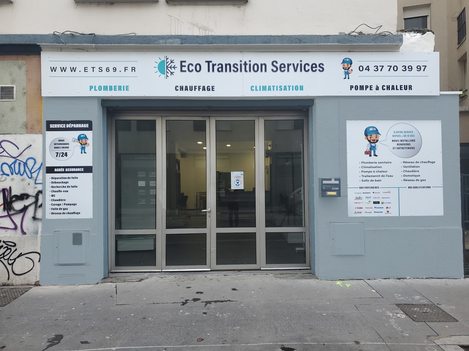 Logo de Eco Transition Service, plomberie, Chauffage, climatisation, pompe à chaleur